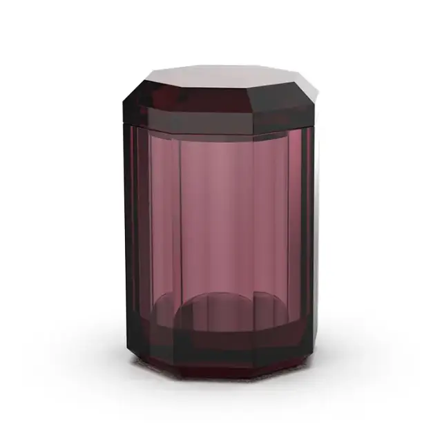 Decor Walther KR BMD Kristall Коробка универсальная, с крышкой, цвет: Rich Burgundy
