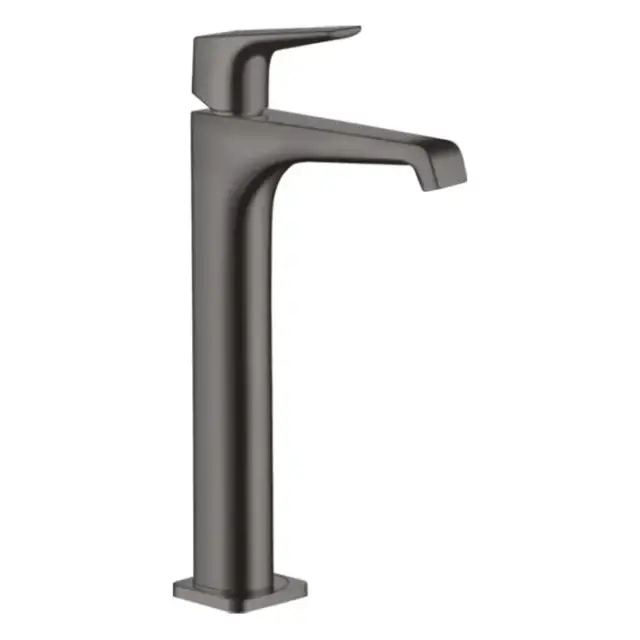 Axor Citterio E Смеситель для раковины 250, на 1 отв., высокий, с донным клапаном, цвет: шлифованный черный хром