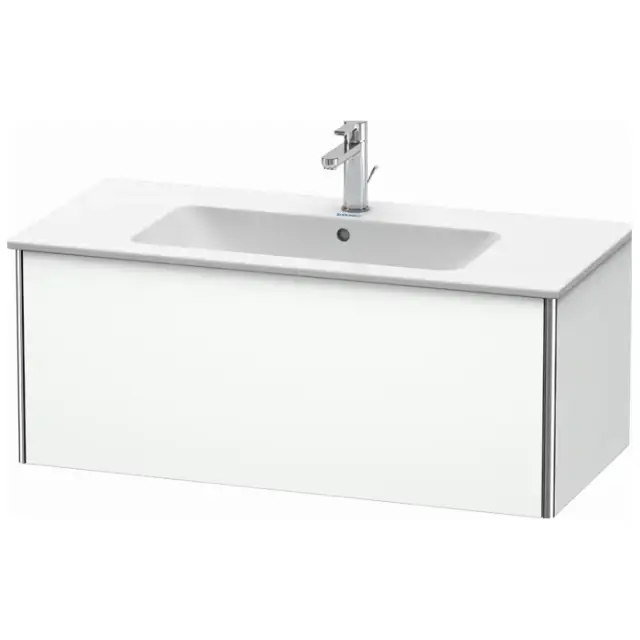 Duravit XSquare Тумба подвесная, 101х47.8х40см, с раковиной, с 1 выдв ящик, цвет: белый матовый