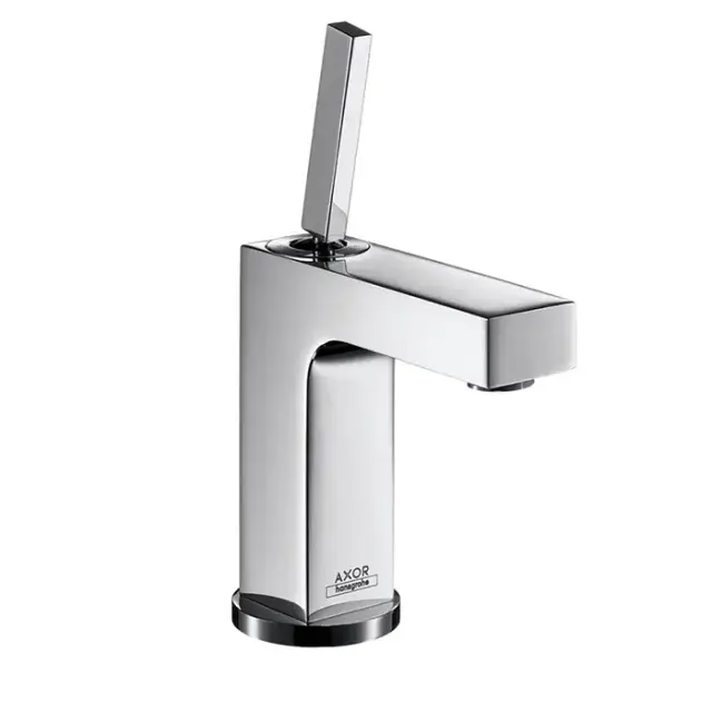Axor Citterio Смеситель для раковины 110, на 1 отв., излив: 104мм, с донным клапаном, цвет: хром