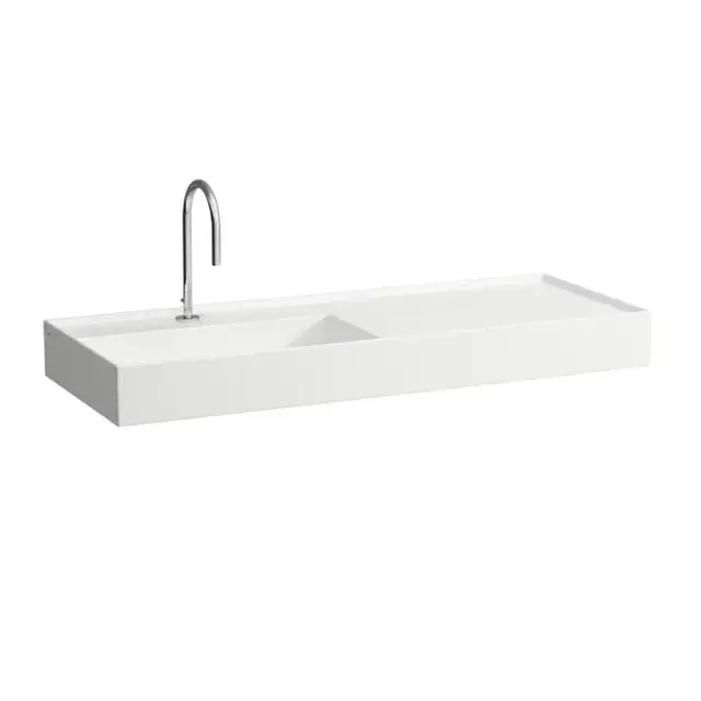 Laufen Kartell Раковина подвесная 120х46х12см., c 1 отв., Dx, без перелива, цвет: белый