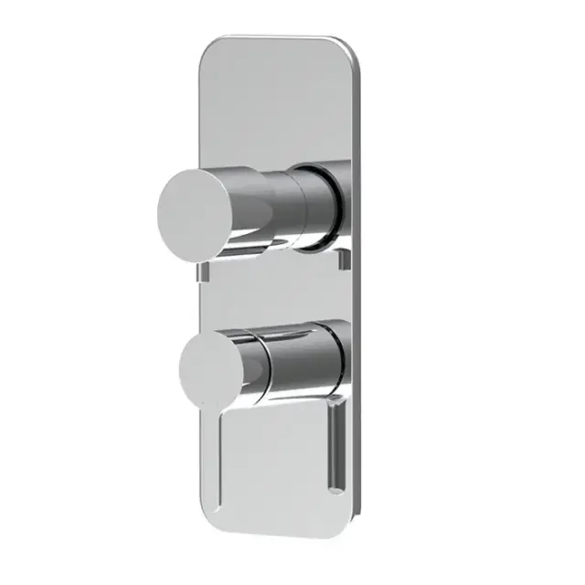 Fima Carlo Frattini Snap Смеситель для душа, встраиваемый, с переключателем на 2/3 выхода, цвет: хром