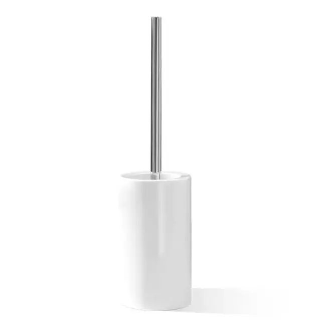 Decor Walther DW 6100 Туалетный ершик h46см, напольный, фарфор, цвет: белый / хром