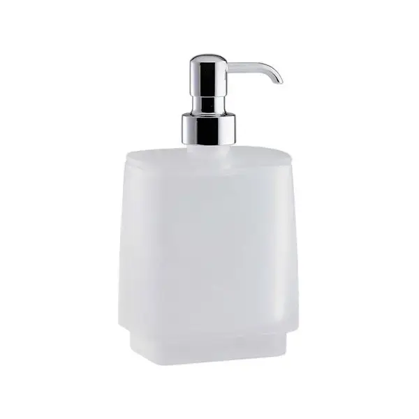 Colombo Time Дозатор для жидкого мыла, настольный, цвет хром/матовое стекло