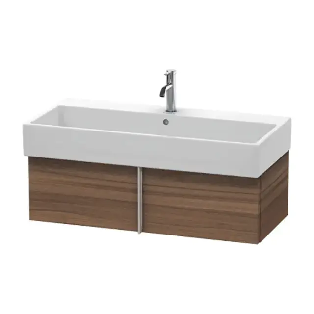 Duravit VA Тумба подвесная, 98.4x43.1х29.8см., с раковиной, 1 выдв.ящик, цвет: орех натуральный