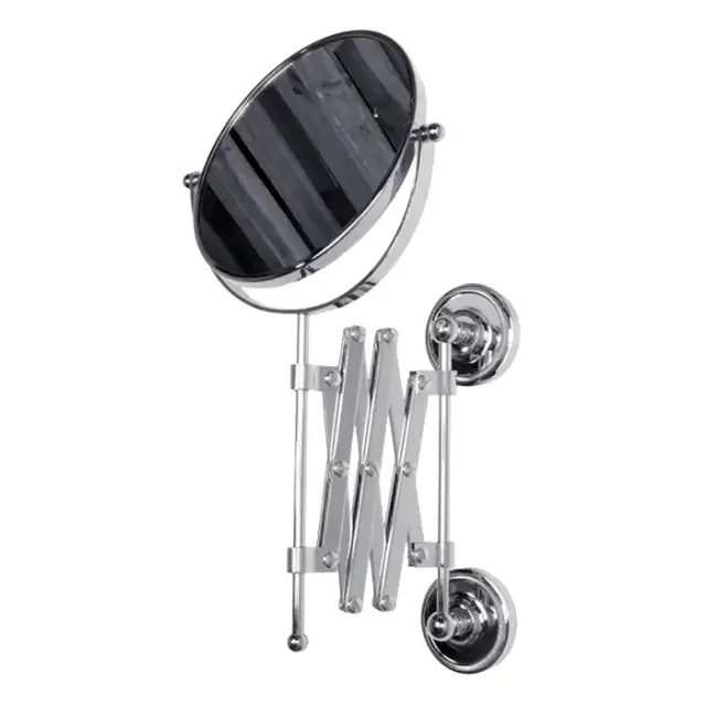 TW Bristol 024, зеркало косметическое настенное, 2-х стороннее, подвесной, цвет: хром