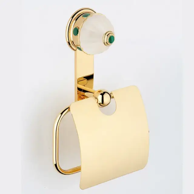 THG Cheverny Malachite Держатель туалетной бумаги, подвесной, цвет: золото