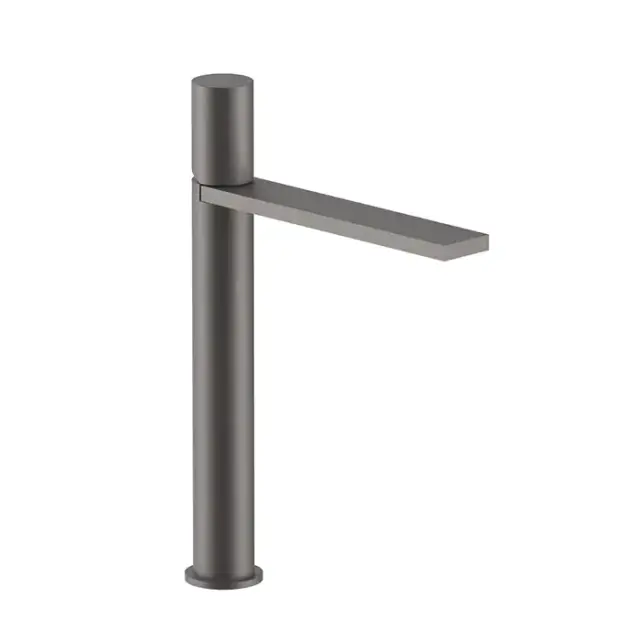 Fantini Milano Смеситель для раковины, 1 отв., излив: 220 мм, цвет: Matt Gun Metal PVD