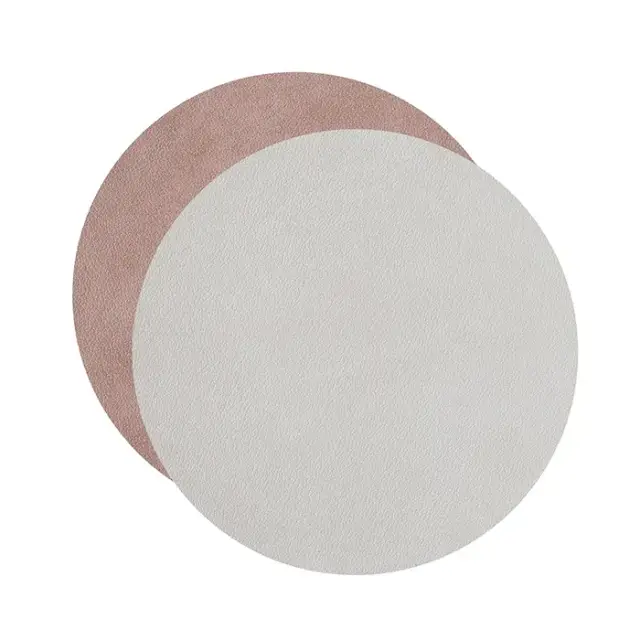 ADJ Круглый плейсмат, D35 см., цвет: устричный/пепельная роза