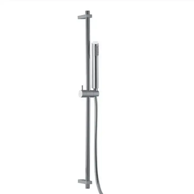 Carlo Frattini Wellness Душевой гарнитур в ком-те: стойка, шланг 1500 мм, держатель для душа, ручной душ, полированный никель /F2150SN/