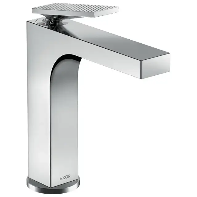 Axor Citterio Смеситель для раковины, 1 отв., излив h160мм, с текстурой, цвет: хром