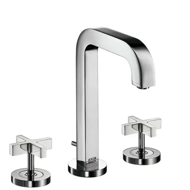 Axor Citterio Смеситель для раковины на 3 отверстия, ручки крестиком, цвет: хром
