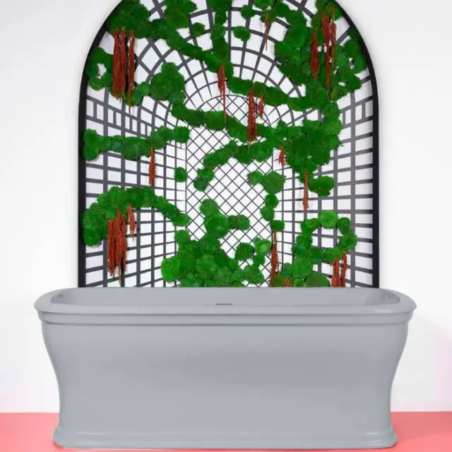 Artceram Civitas Ванна 180х85х65см., отдельностоящая, цвет: серый глянцевый