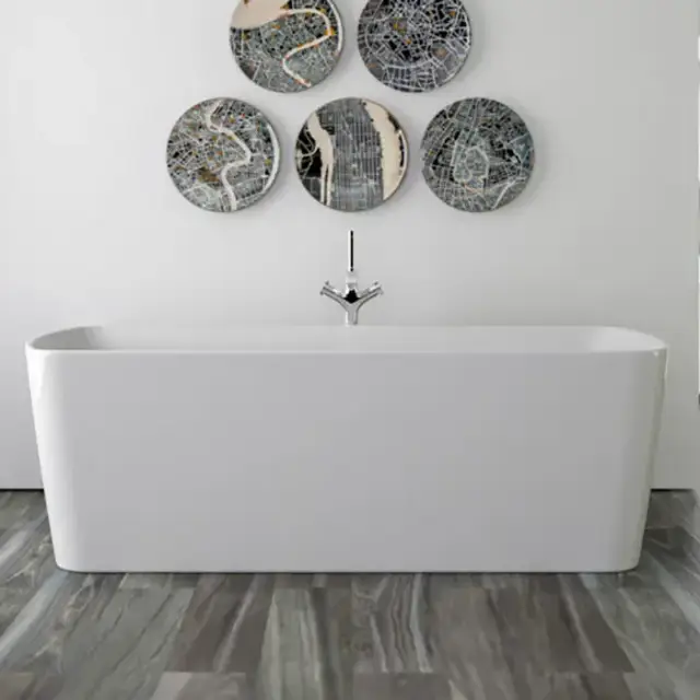 Knief Cosy Ванна отдельностоящая 180x85x60см, без слива-перелива, цвет: белый