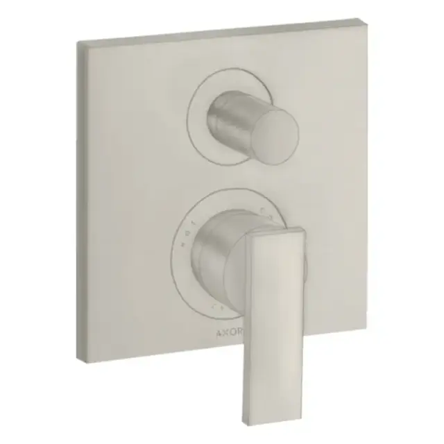 Axor Citterio Смеситель для ванны, встраиваемый, с переключателем потоков, цвет: сталь