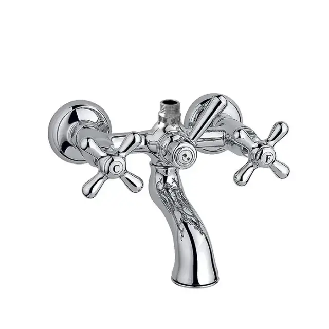 Nicolazzi Nuova Brenta Смеситель для ванны, с переключателем ванна/душ, вывод сверху 3/4&quot; (для душ. стойки), цвет: хром