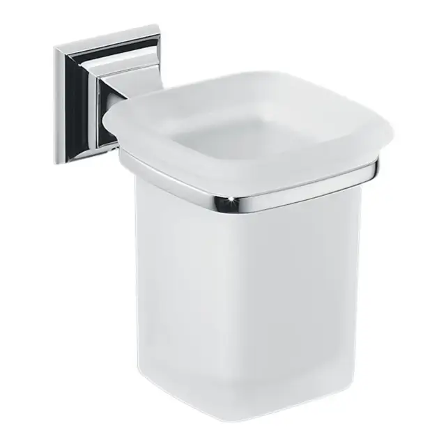 Colombo Portofino Стакан подвесной, цвет: хром/матовое стекло