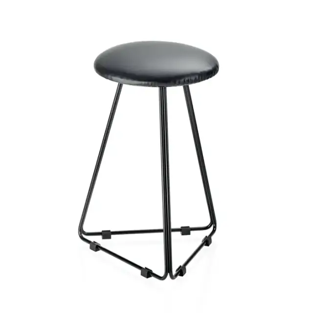 Decor Walther DW 71 Табурет 39.5x39.5x53см, напольный, цвет: черный