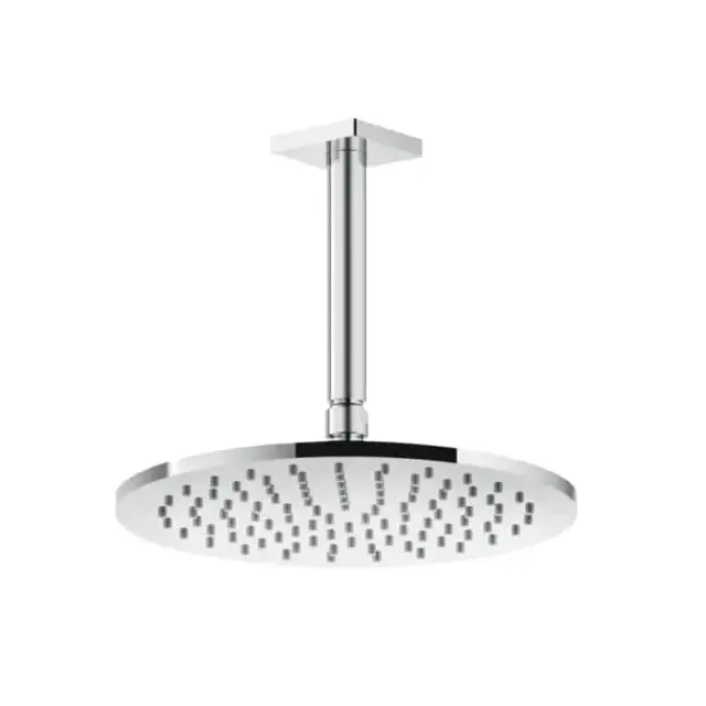 Gessi Rilievo Потолочная душевая головка шарнирная на 1/2&quot;, Ø250мм, длина изгот. под заказ (105 - 1855мм), цвет: хром