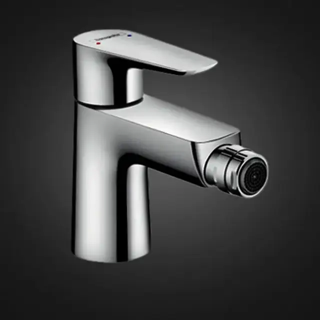 Hansgrohe Talis E Смеситель для биде, однорычажный, со сливным клапаном push-open, цвет: хром