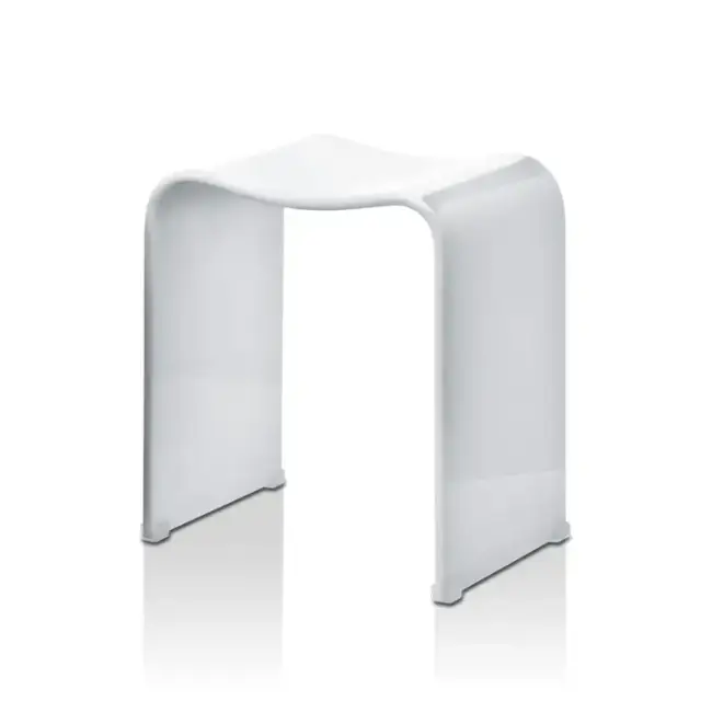 Decor Walther DW 80 Табурет 40x30x46см, акрил, напольный, цвет: белый