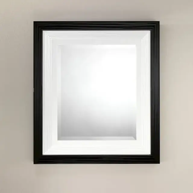 Devon&Devon Plaza Зеркало 87.5х77см, цвет: черный/белый