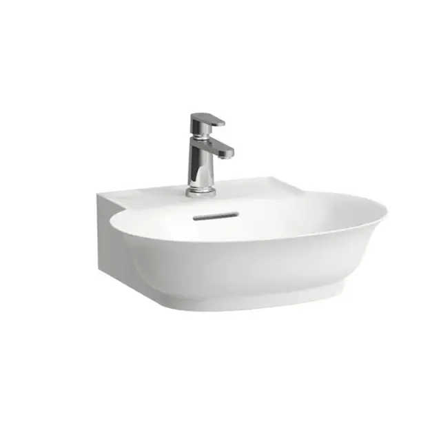 Laufen New Classic Раковина-мини 50х45х17 см, 1 отв., накладная, с переливом, цвет: белый