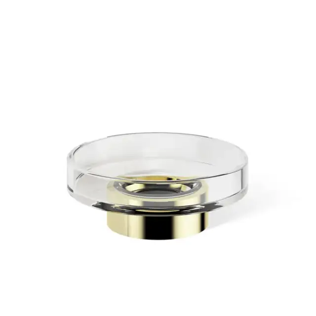 Decor Walther Century STS Мыльница настольная, прозрачное стекло, цвет: золото