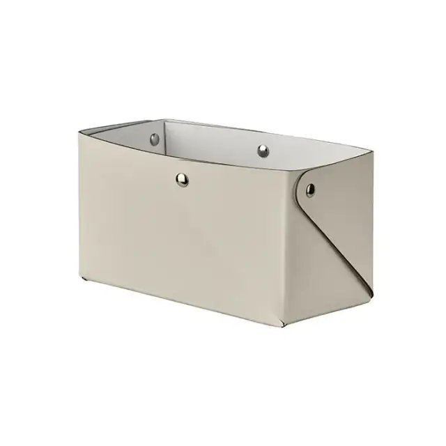 Colombo Adj Коробочка MIU, 7x14H8 см , цвет: панна котта/белый