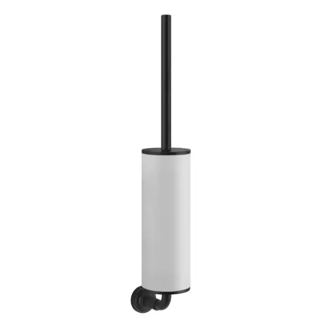 Gessi Venti20 Ершик для унитаза, подвесной, цвет: белый/черный матовый