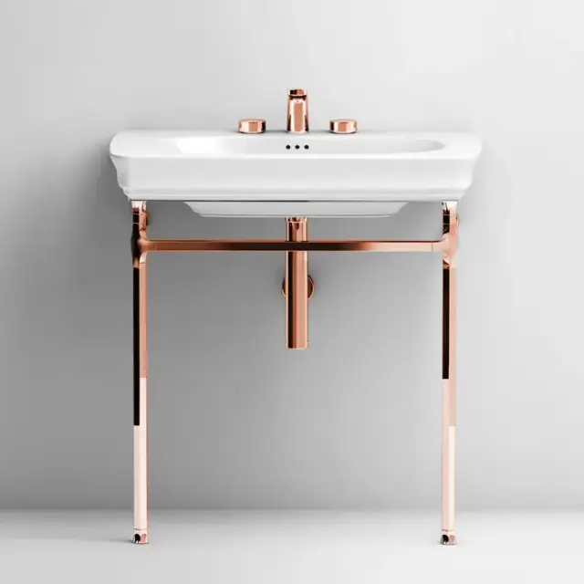 Artceram Civitas Металическая структура Quadra 55х44хh80,5см, напольная, цвет: розовое золото