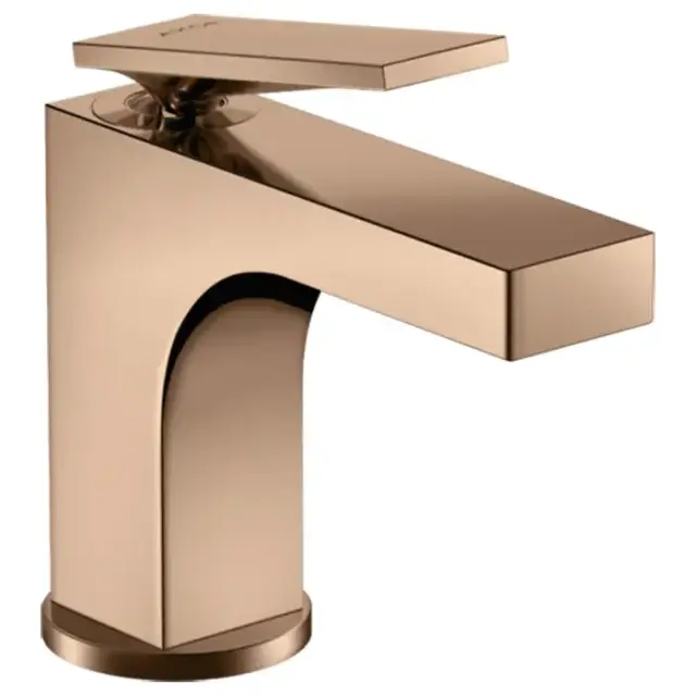 Axor Citterio Смеситель для раковины 90, на 1 отв., с донным клапаном, цвет: полированное красное золото