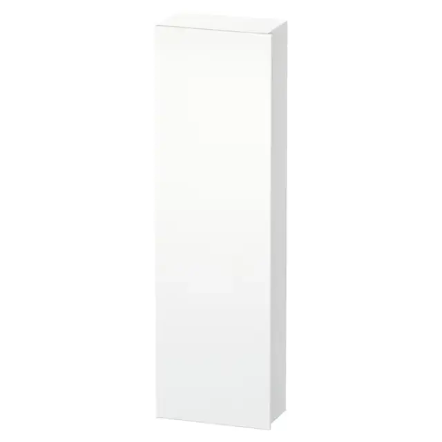 Duravit DuraStyle Шкаф 40х24х140см., подвесной, левый, 1 дверь, 4 стеклянные полки, цвет: белый матовый