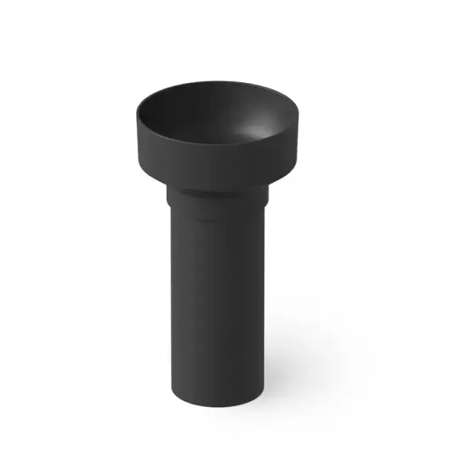 Dea Design Pedestal Basin Раковина 48х48х90см., напольная, без отв., Solid Surface, цвет: Black №16