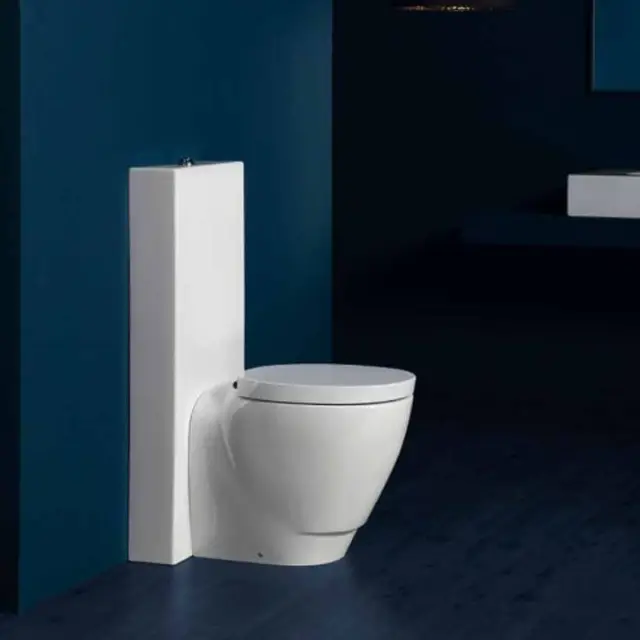 Simas Bohemien унитаз напольный 36,5х53,5см, цвет: белый/хром