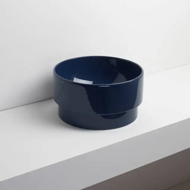 Simas Po-mo Раковина 37xh19 см., полувстраеваемая сверху без отв., без перелива, цвет: CAPRI