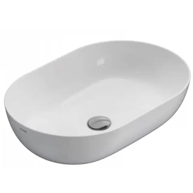 Globo T-Edge  Раковина-чаша 54х36 см, без отв., на столешницу, цвет: белый