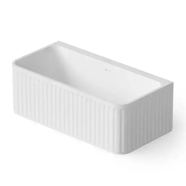 Dea Design Stripes Ванна 160х80х56см., отдельностоящая, Solid Surface, цвет: White №18