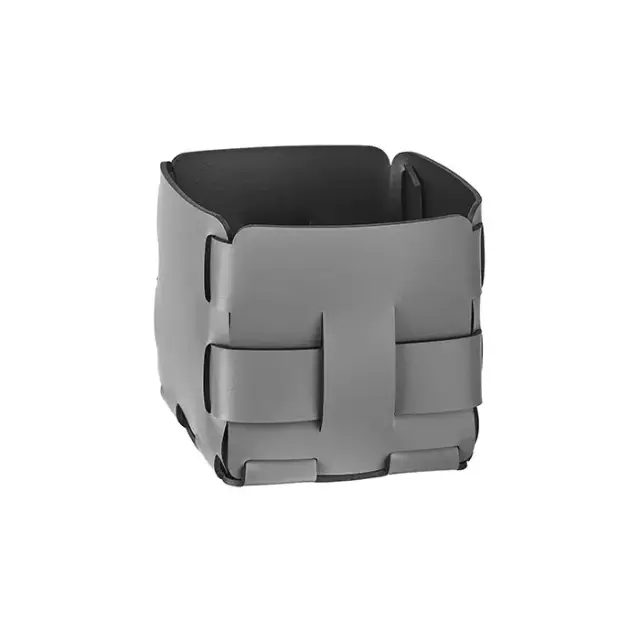 ADJ Корзинка Mini Bottega, 12x12xH13 см., цвет: серый/черный