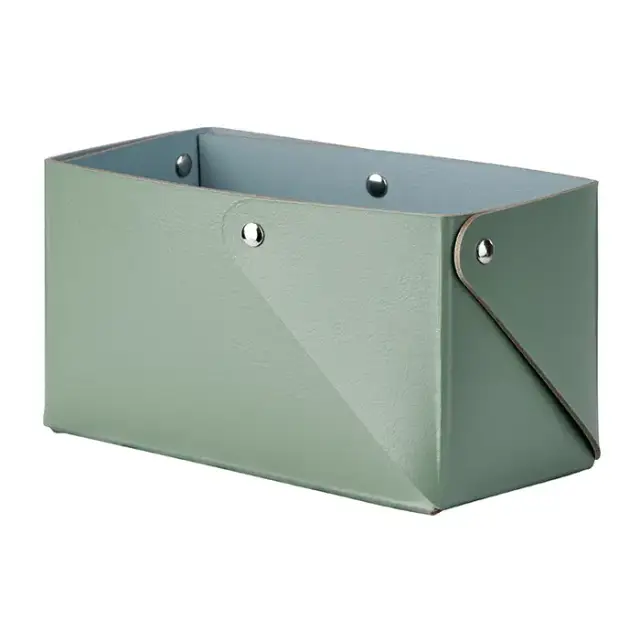 Colombo Adj Коробочка MIU, 7x14H8 см , цвет: эвкалипт/небесный