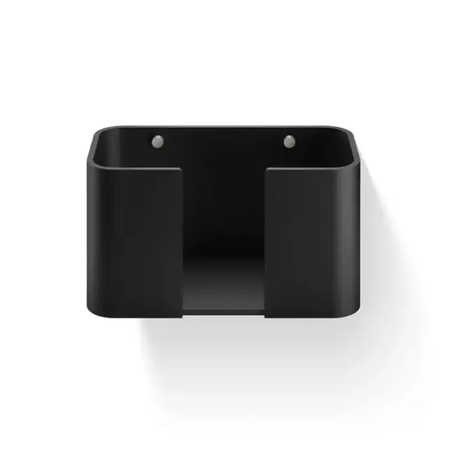 Decor Walther Black Stone WPTB Держатель для бумажных полотенец, подвесной, цвет: черный матовый / сталь матовая