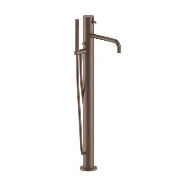 Fantini AF/21 Смеситель для ванны, напольный, излив: 250 мм, цвет: Matt Copper PVD