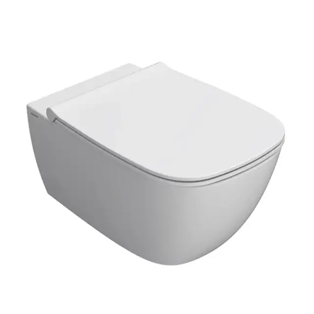 Globo Genesis Унитаз 55х36см., подвесной, безободковый, с креплением, цвет: белый матовый