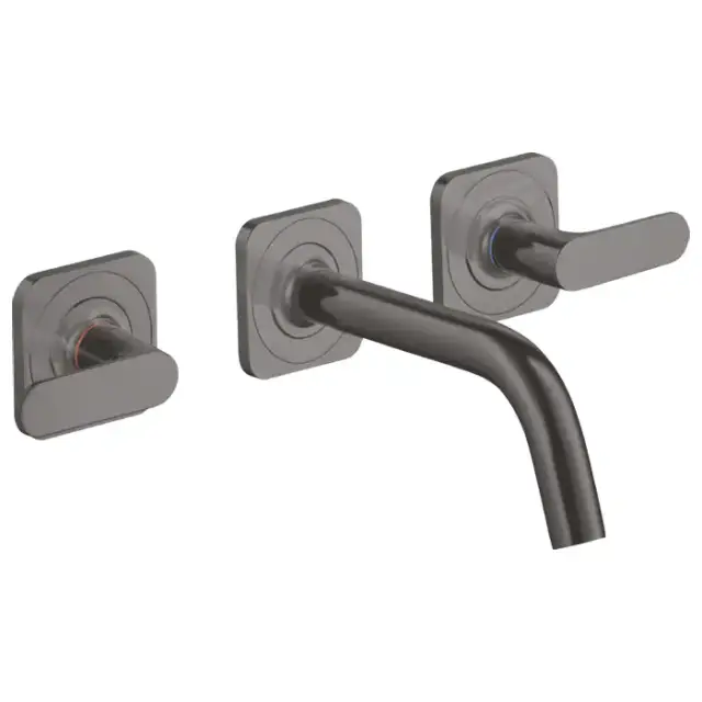 Axor Citterio M Смеситель для раковины, встраиваемый, излив: 16.6см., цвет: шлифованный черный хром