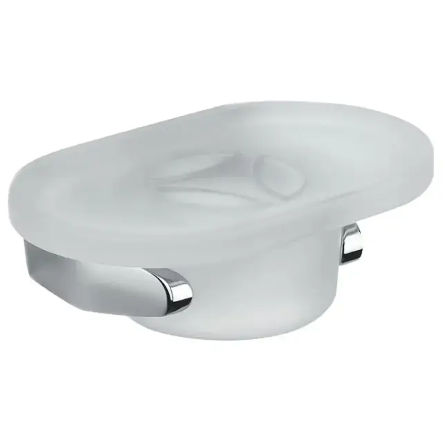 Colombo Road Мыльница подвесная, цвет: хром/матовое стекло