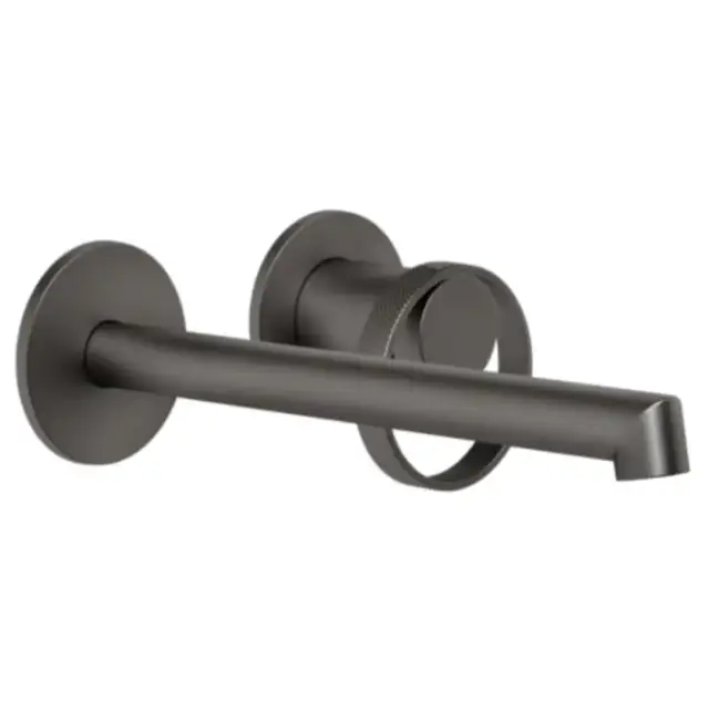 Gessi Anello Смеситель для раковины, настенный, цвет: Black Metal Brushed PVD