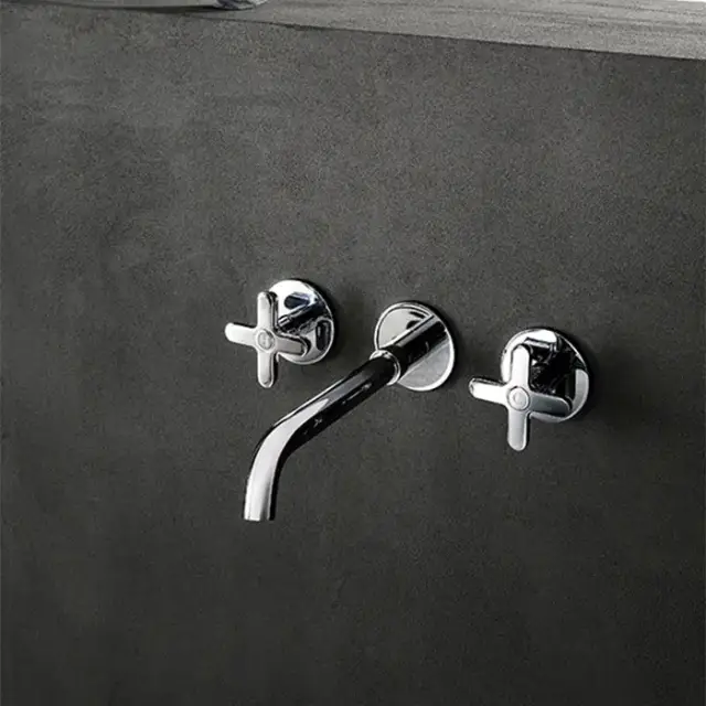 Fantini Icona Classic Смеситель для раковины, настенный, цвет: хром