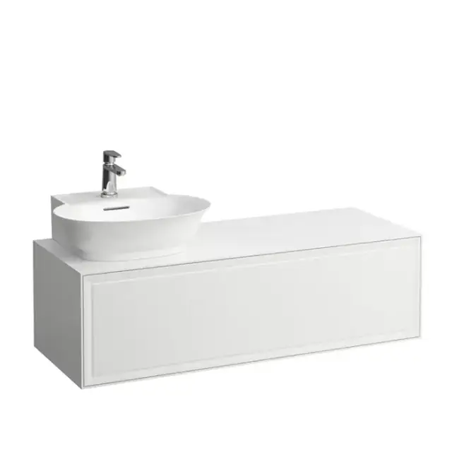 Laufen New Classic Тумба с раковиной, SX, 117.5x45.5x34.5см, 1 ящик, подвесная, цвет: белый глянцевый