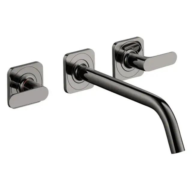 Axor Citterio M Смеситель для раковины, встраиваемый, излив: 22.6см., ручка: рычаг, цвет: полированный черный хром