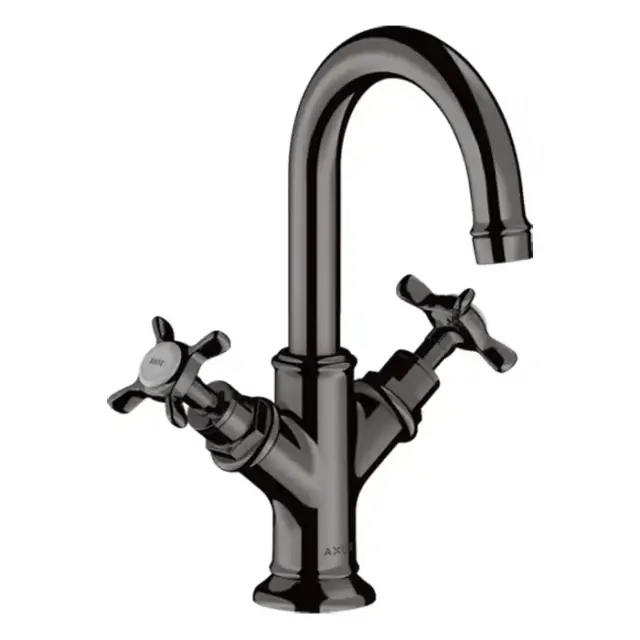 Axor Montreux Смеситель для раковины 160, на 1 отв., с донным клапаном, цвет: полированный черный хром